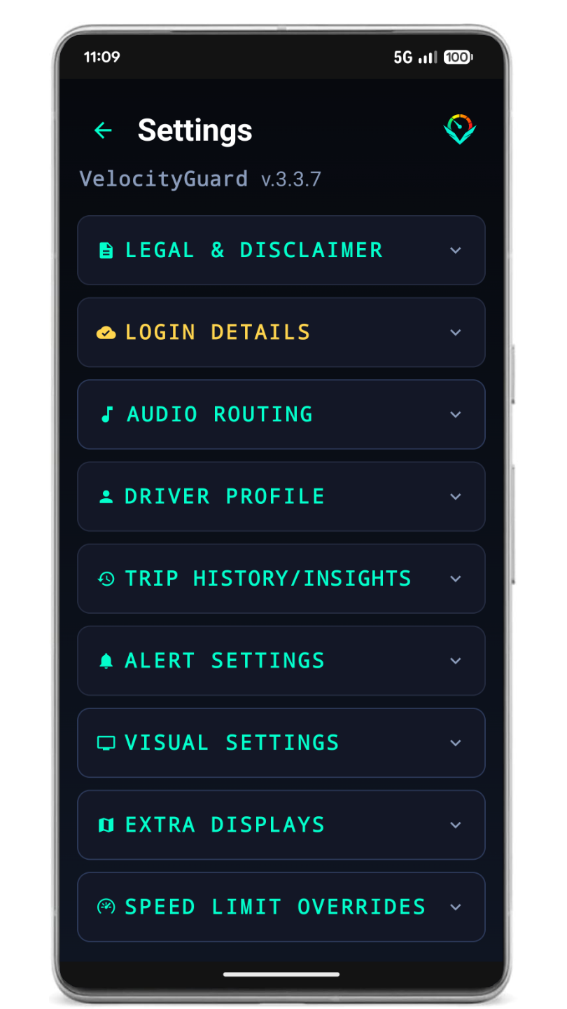 HabitStreak Settings Screen